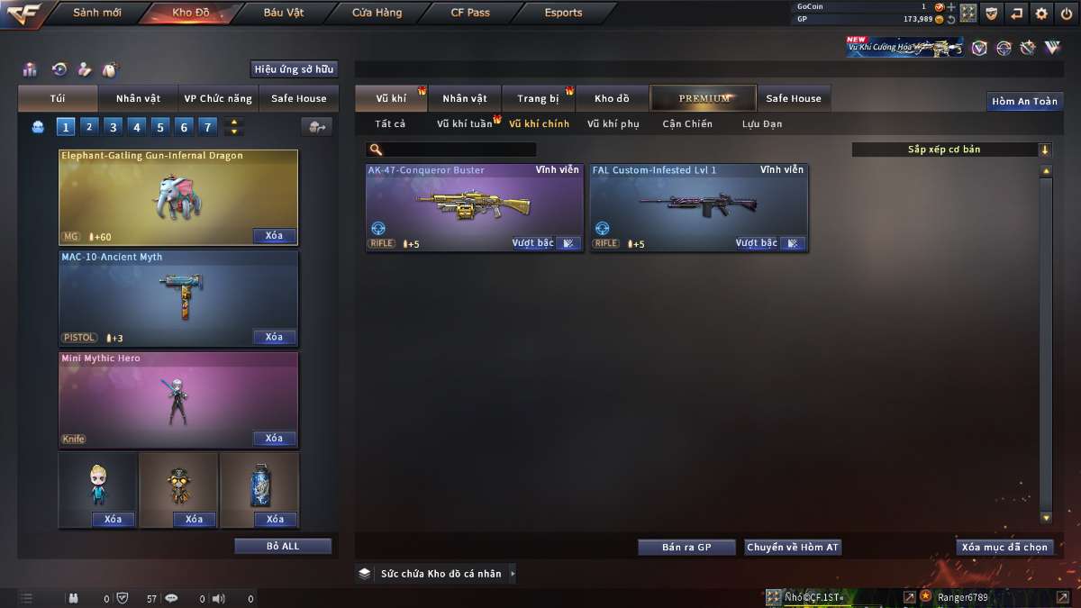 shop acc cf uy tin gia re